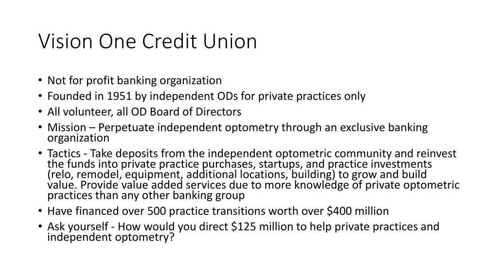 vision one credit union