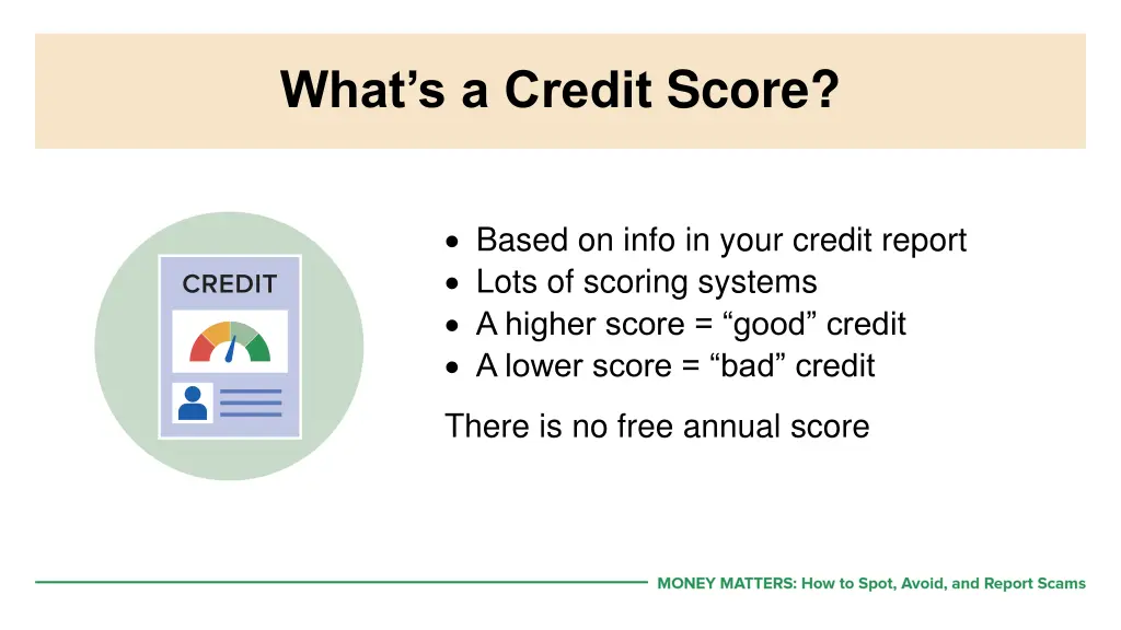 what s a credit score