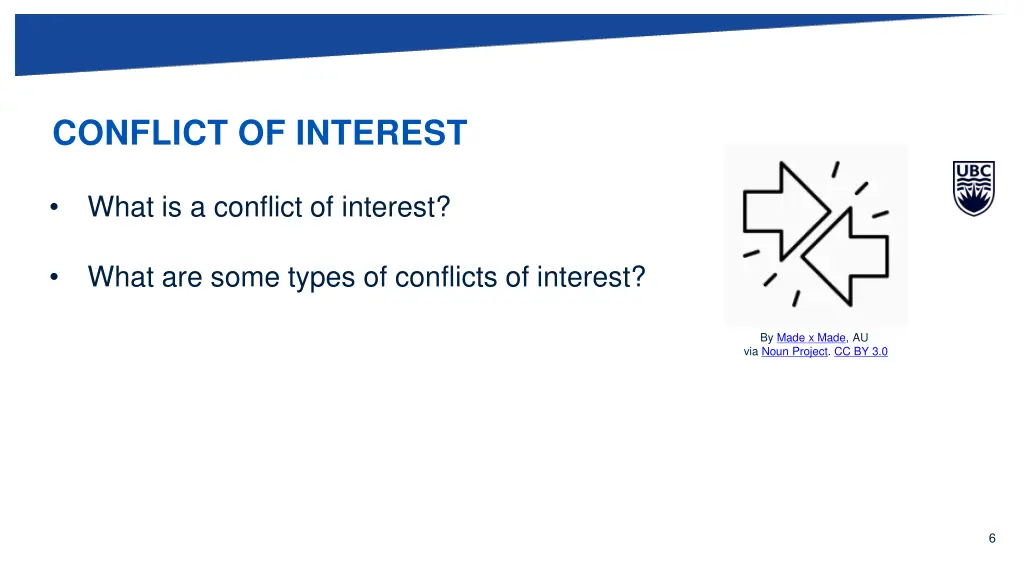 conflict of interest