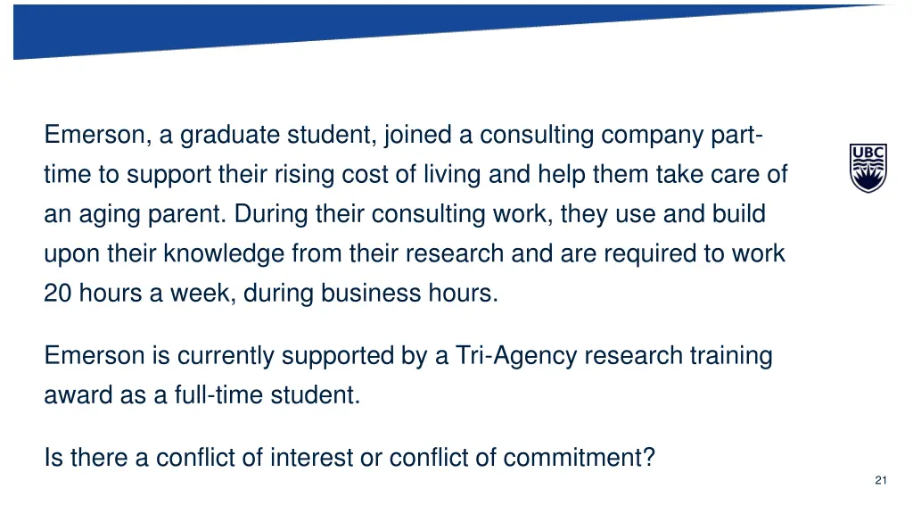emerson a graduate student joined a consulting