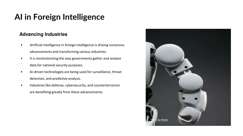 ai in foreign intelligence