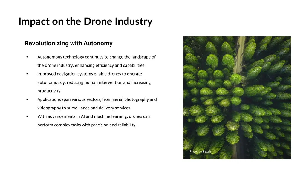 impact on the drone industry