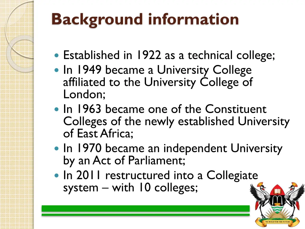 background information