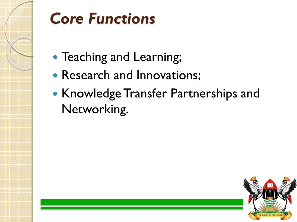 core functions