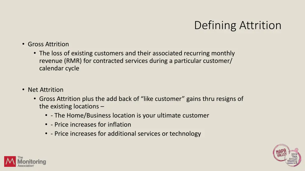 defining attrition