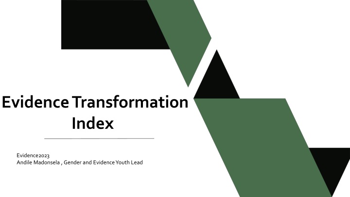 evidence transformation index
