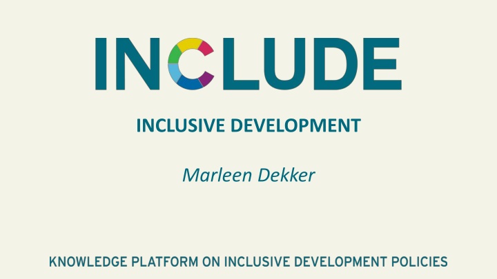inclusive development