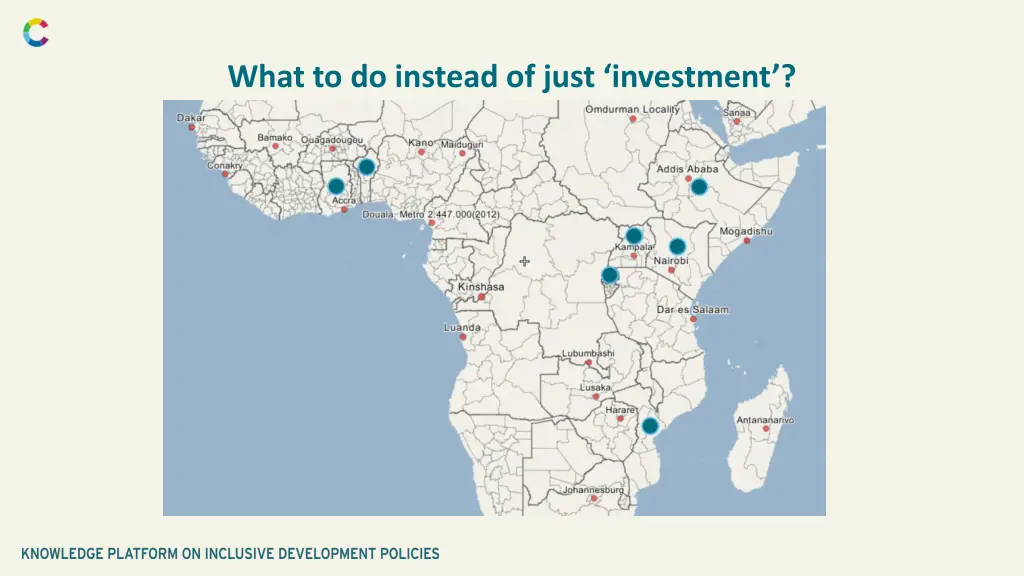 what to do instead of just investment
