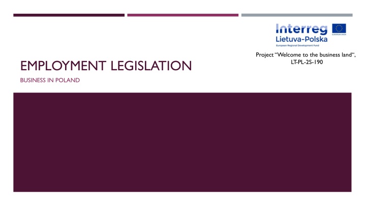 project welcome to the business land lt pl 2s 190