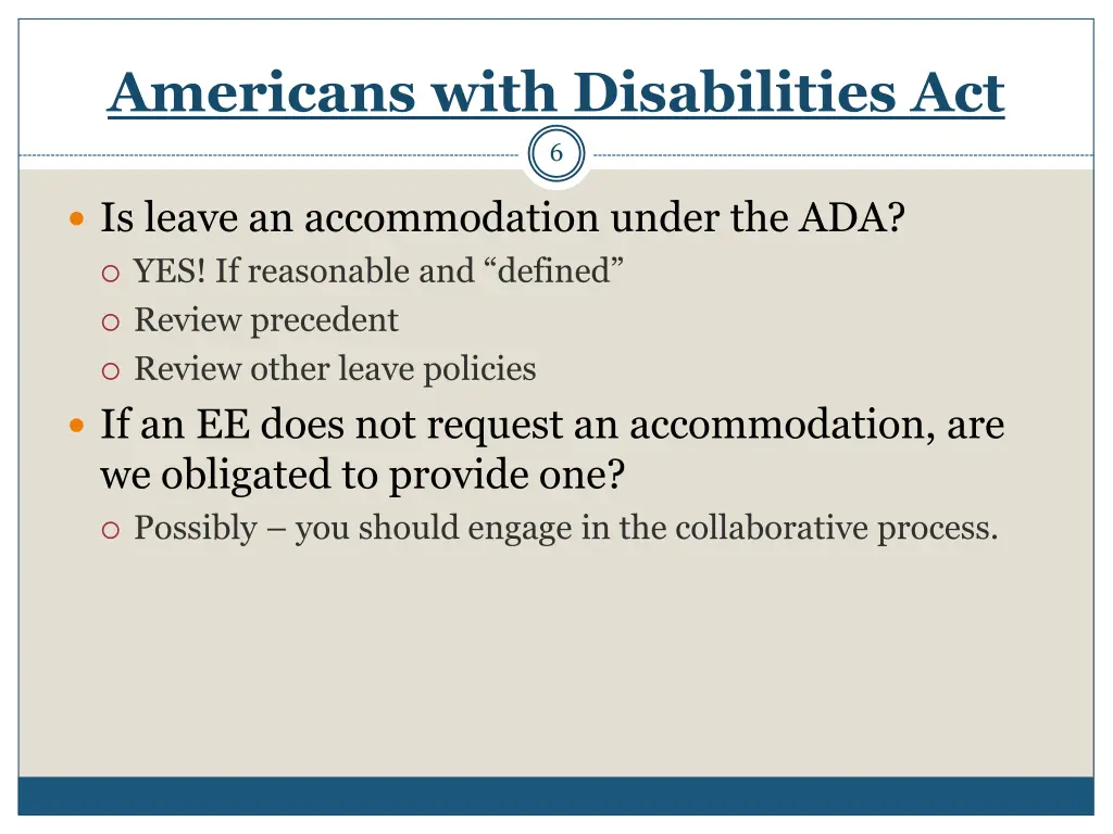 americans with disabilities act