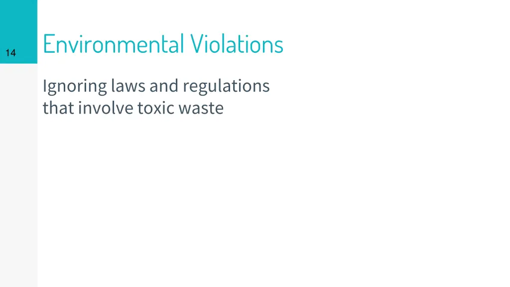 environmental violations
