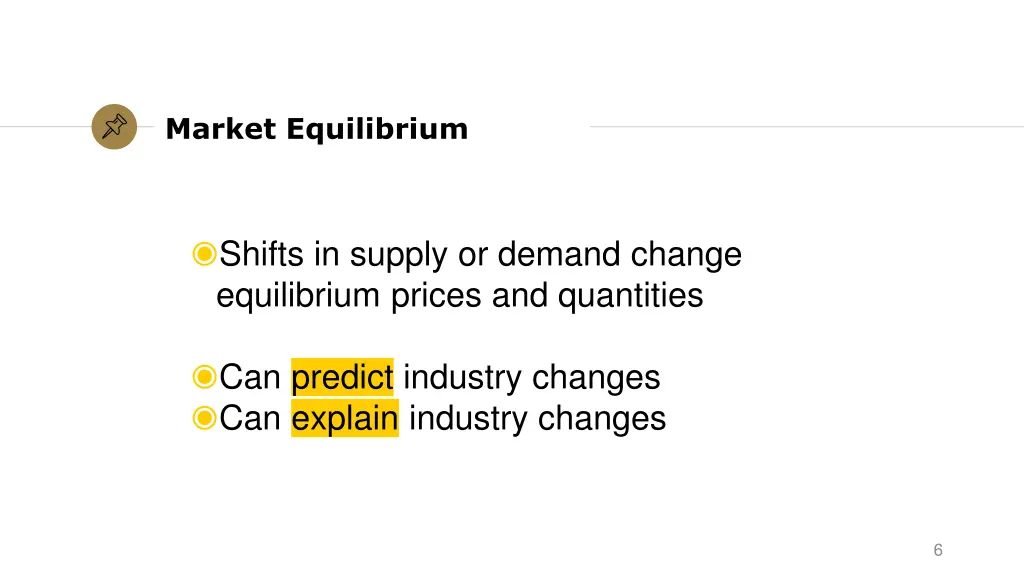 market equilibrium 1