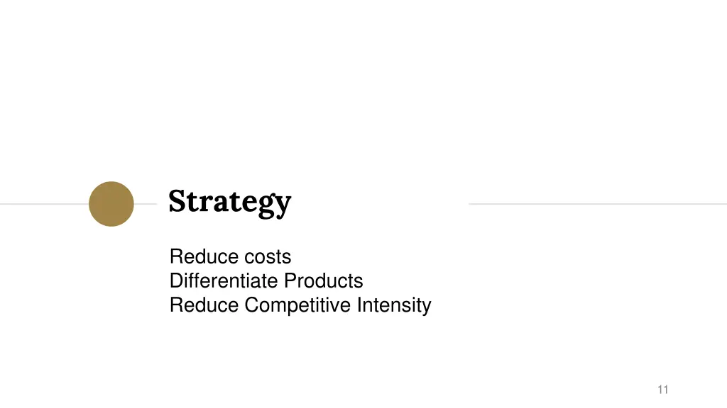 strategy