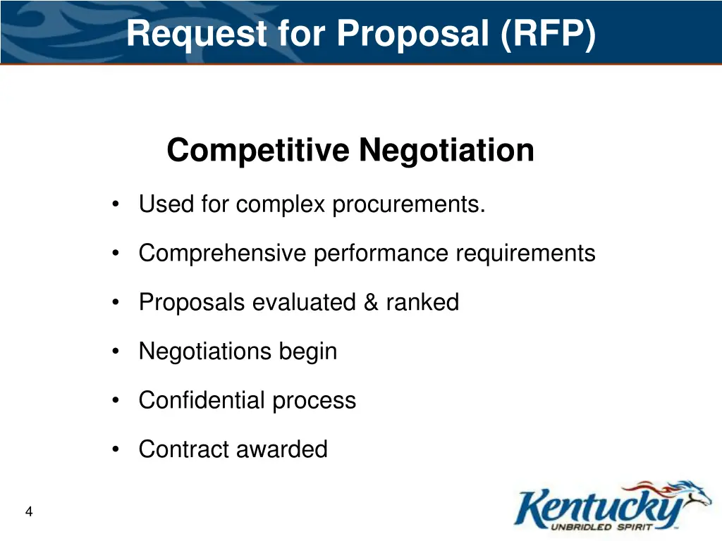 request for proposal rfp