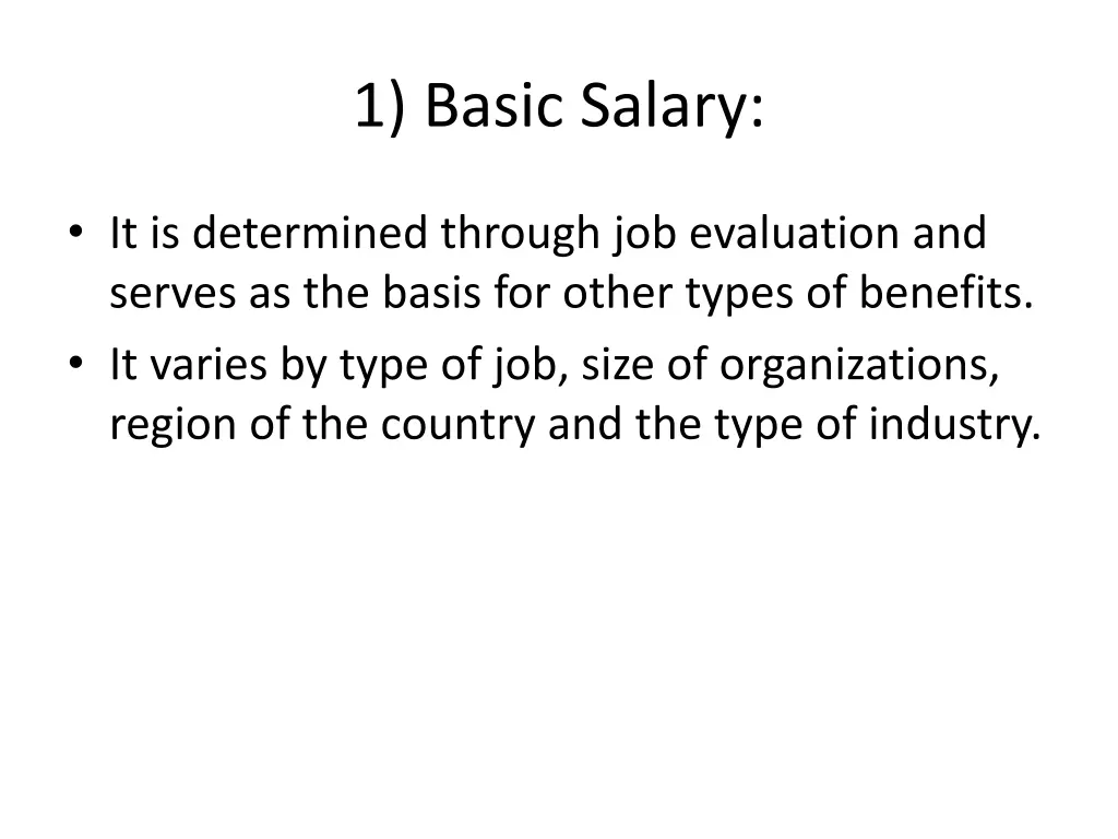 1 basic salary
