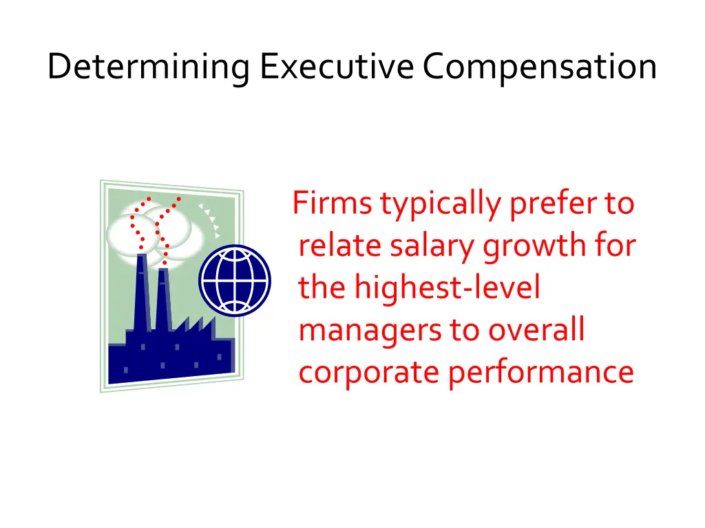 determining executive compensation