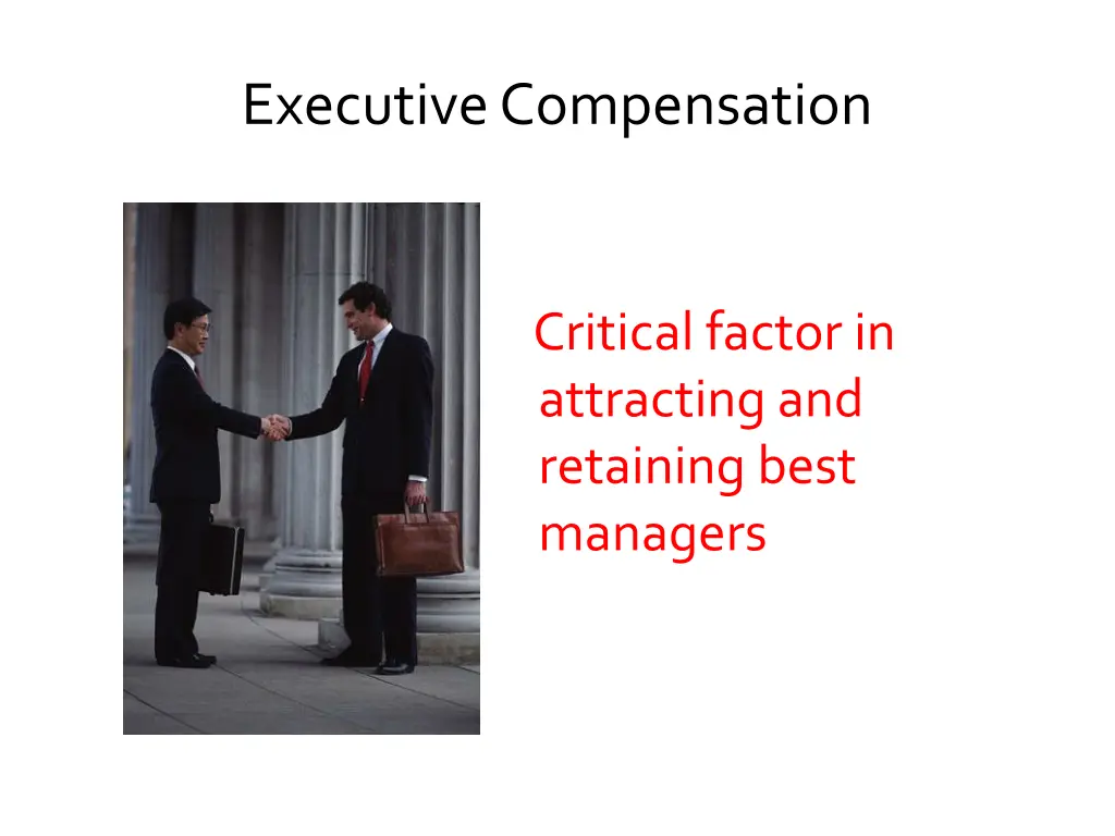 executive compensation