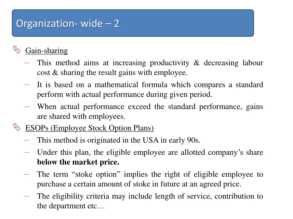 organization wide 2