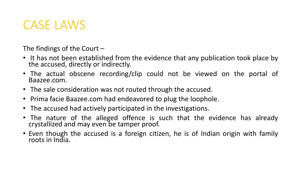 case laws 1