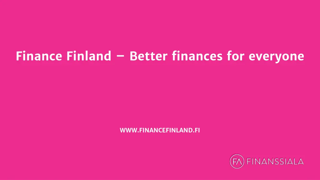 finance finland better finances for everyone