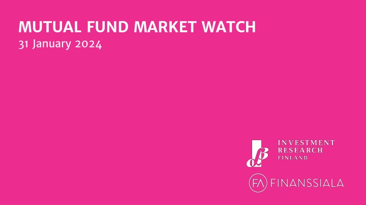 mutual fund market watch 31 january 2024