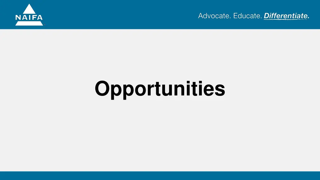 opportunities