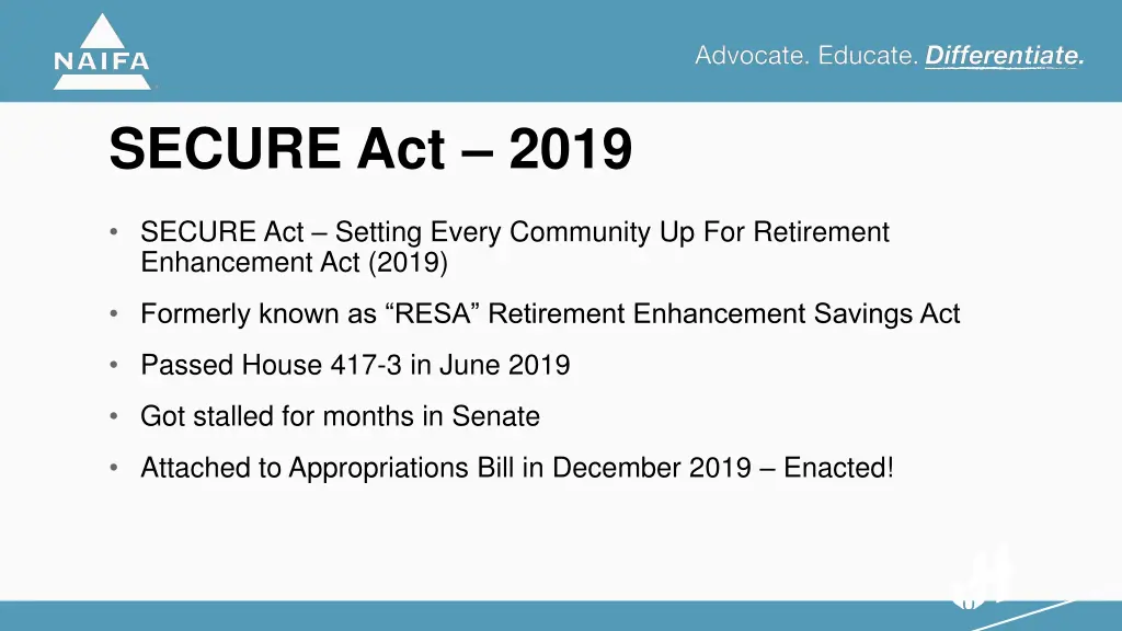 secure act 2019