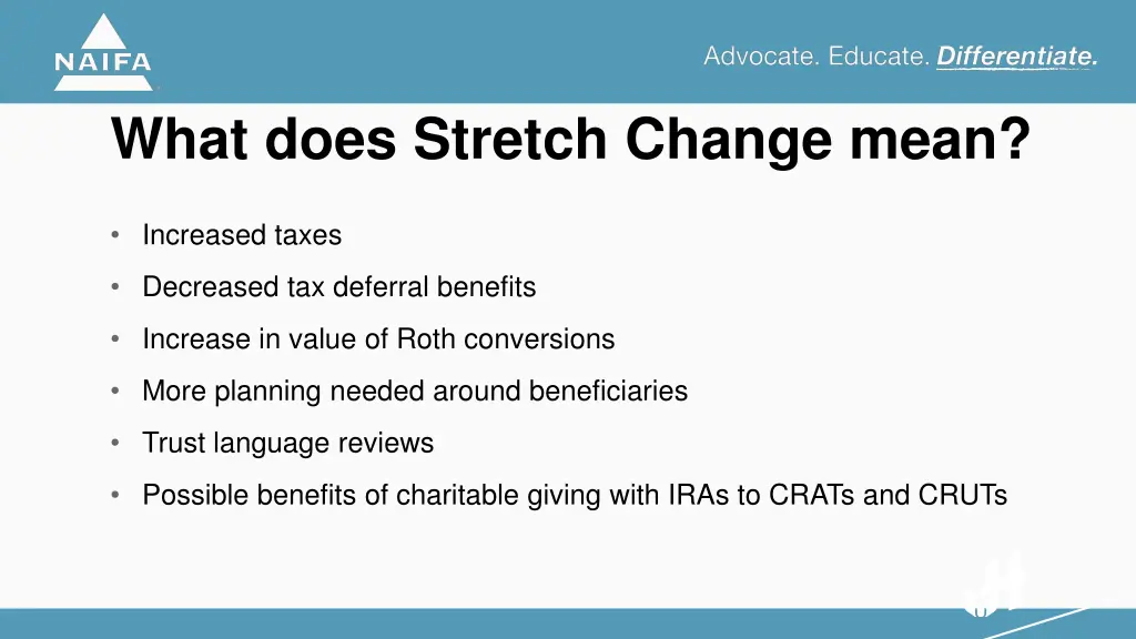 what does stretch change mean