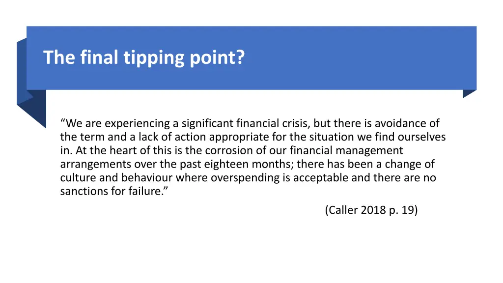 the final tipping point
