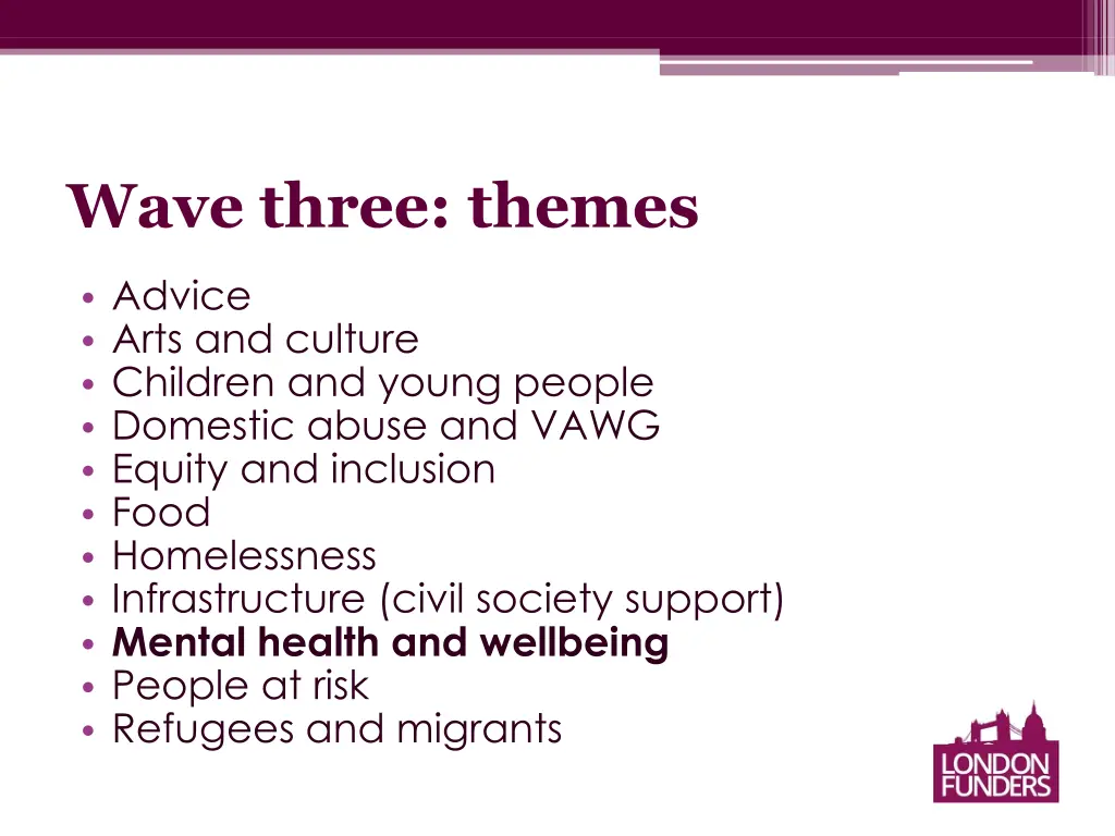 wave three themes