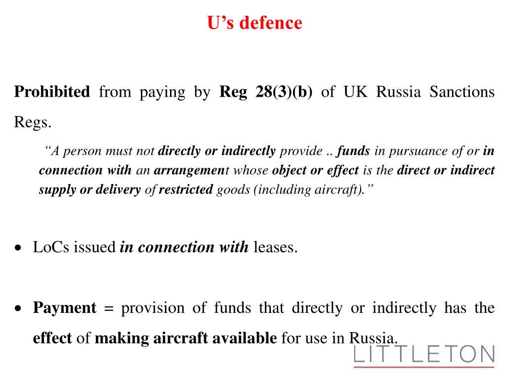 u s defence