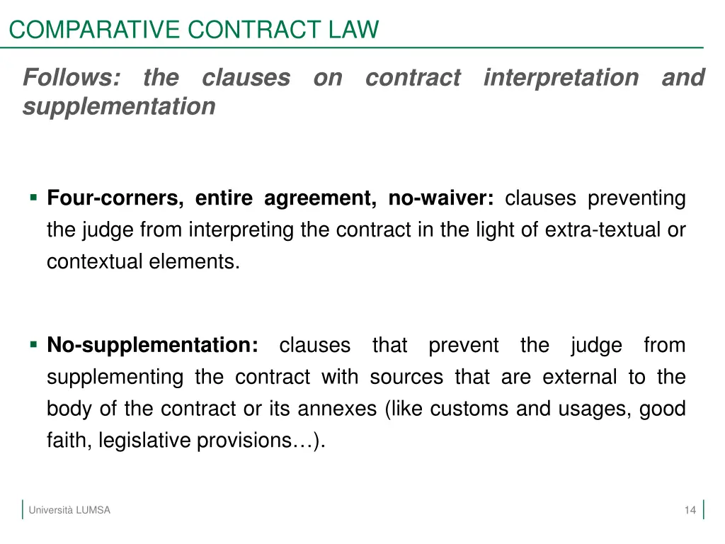 comparative contract law 12