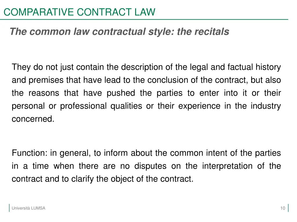comparative contract law 8