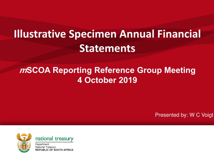 illustrative specimen annual financial statements