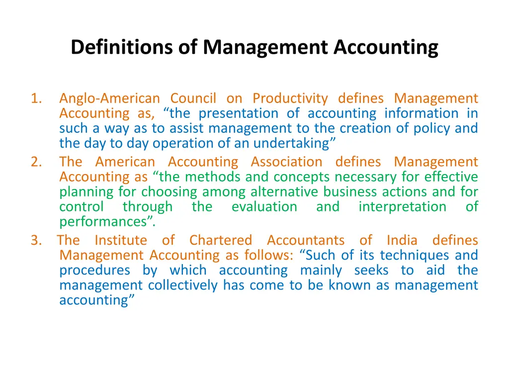 definitions of management accounting