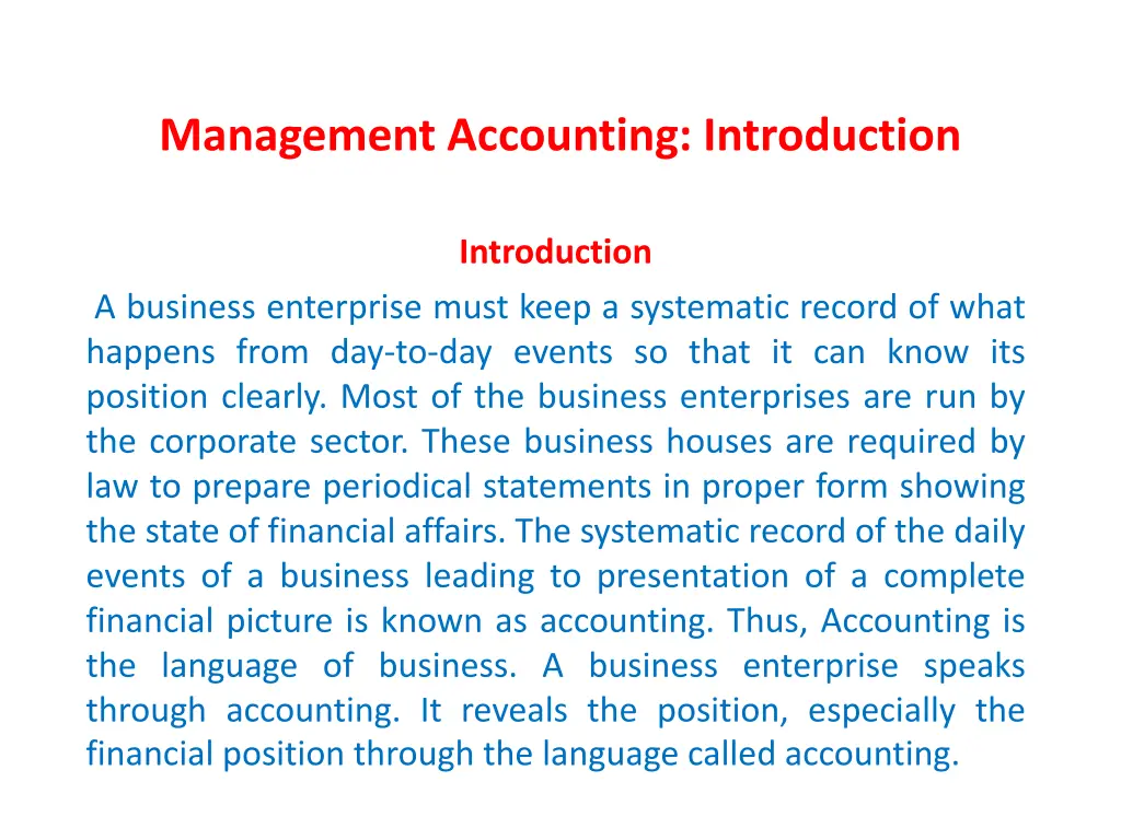 management accounting introduction 1