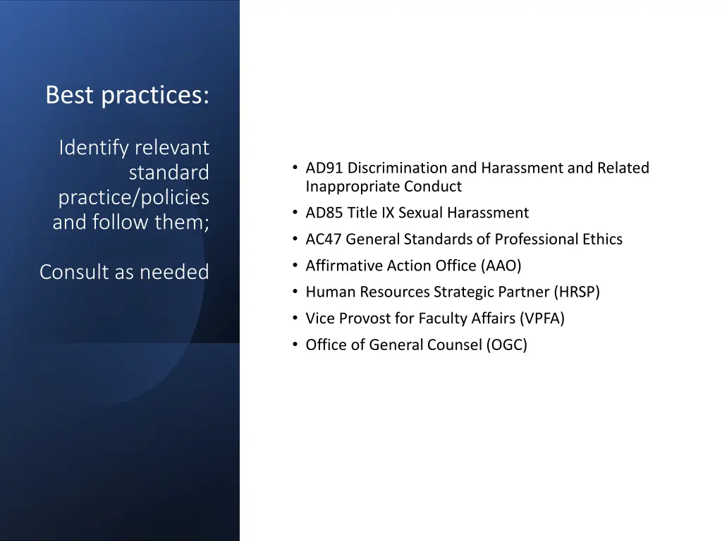 best practices 1