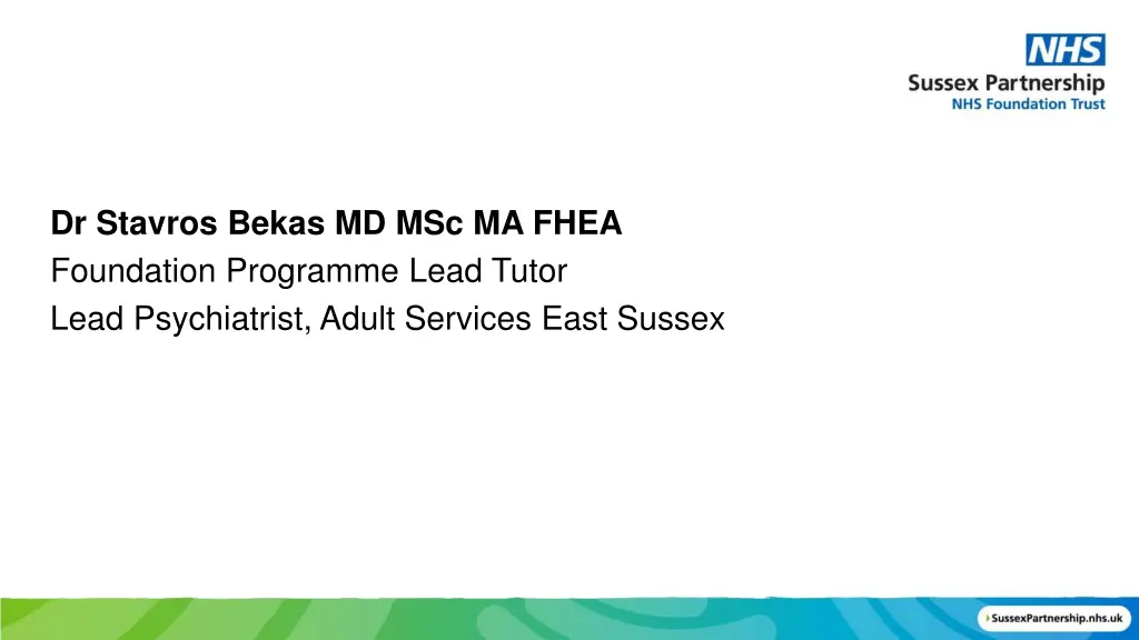dr stavros bekas md msc ma fhea foundation
