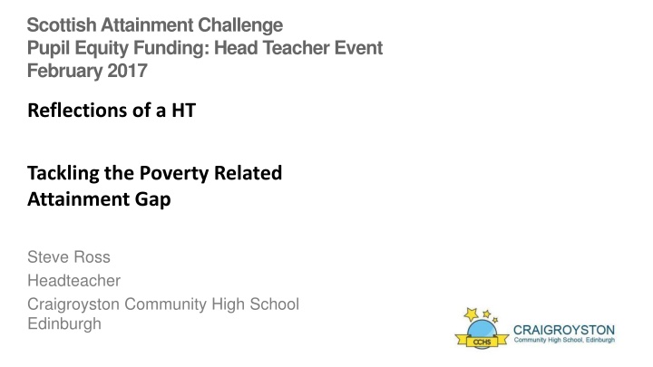 scottish attainment challenge pupil equity