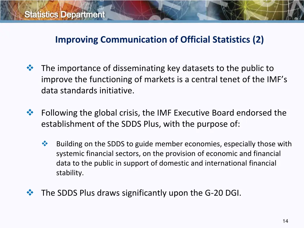 statistics department 12