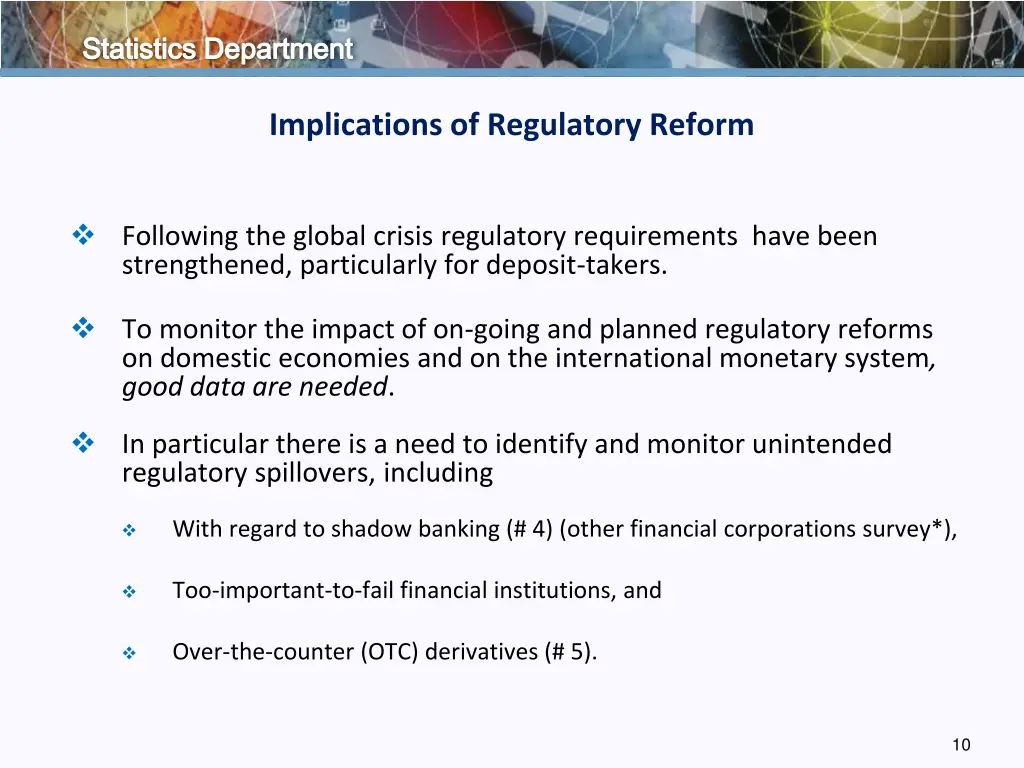 statistics department 8