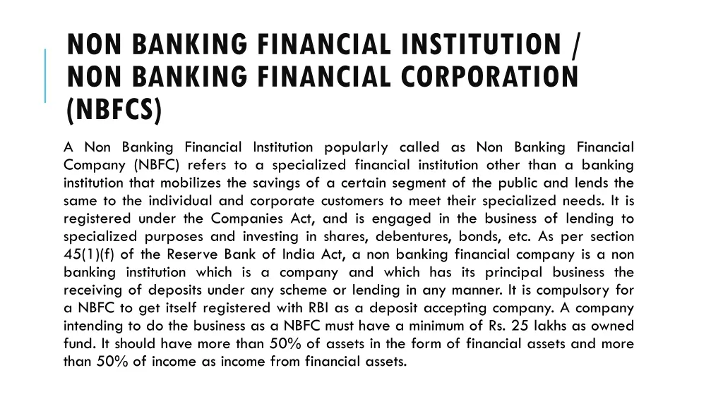 non banking financial institution non banking 1