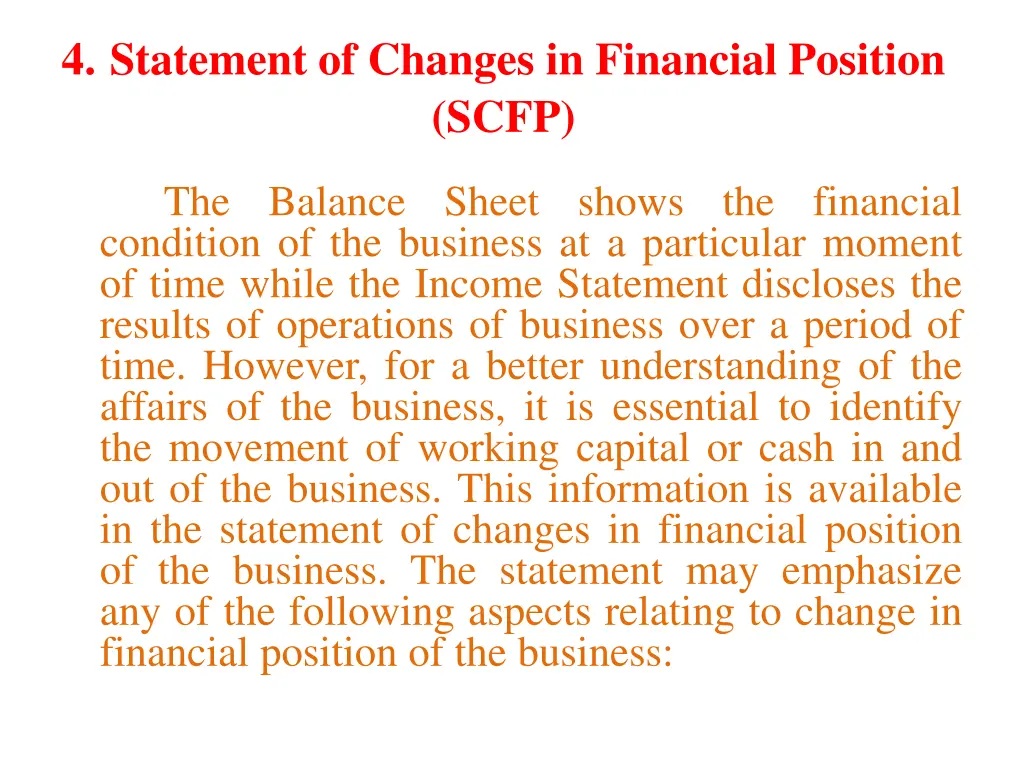 4 statement of changes in financial position scfp