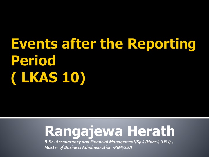 rangajewa herath b sc accountancy and financial