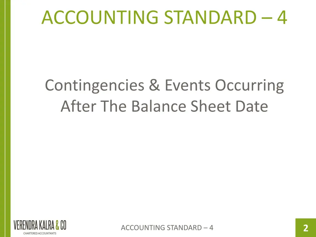 accounting standard 4