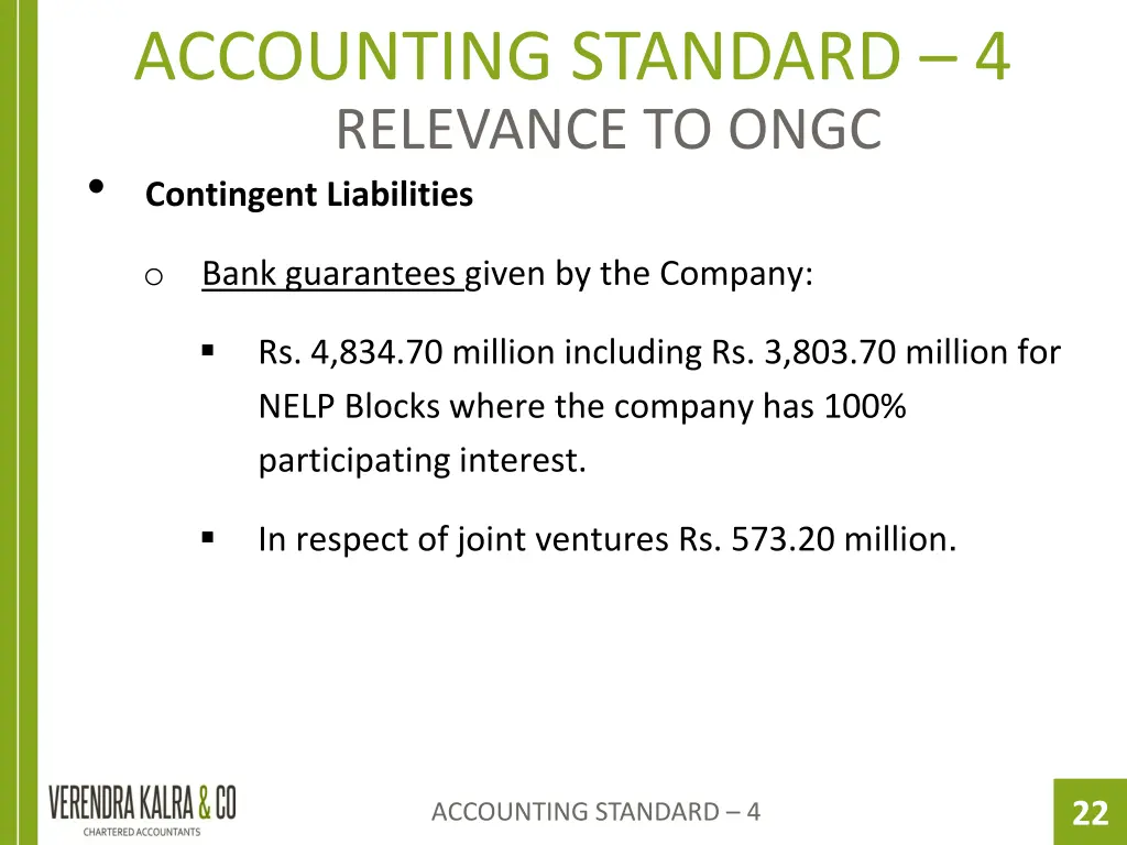 accounting standard 4 relevance to ongc 1