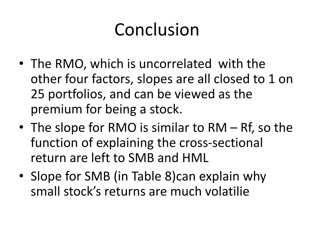 conclusion
