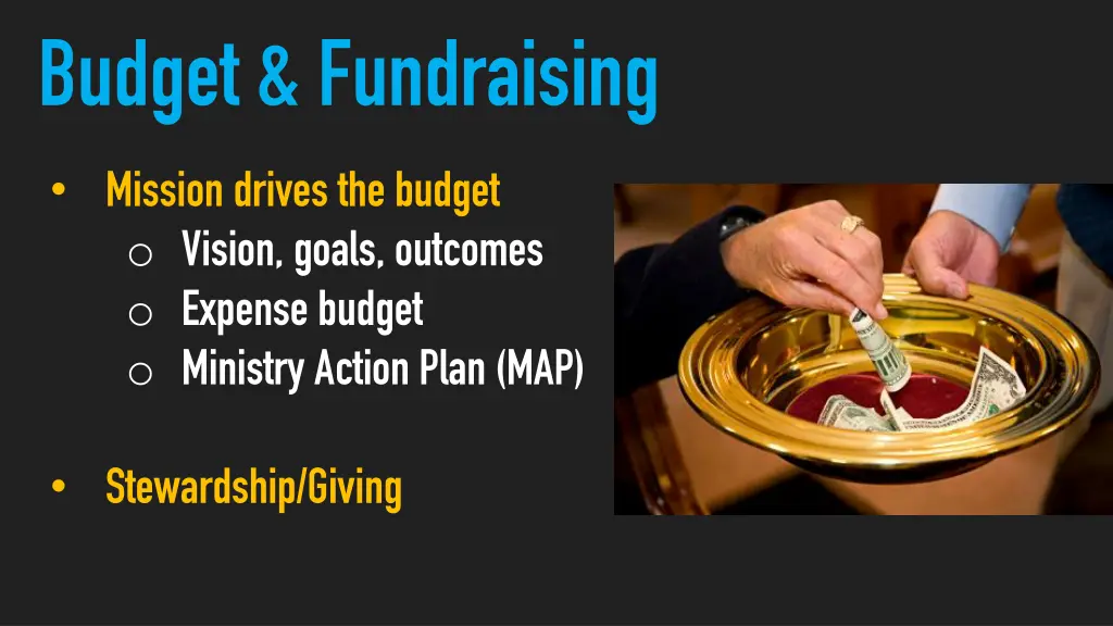 budget fundraising