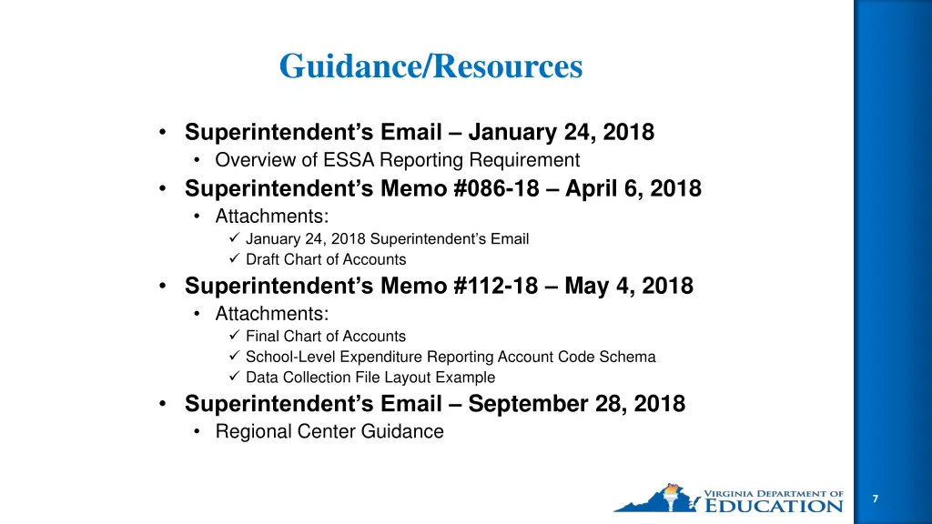 guidance resources