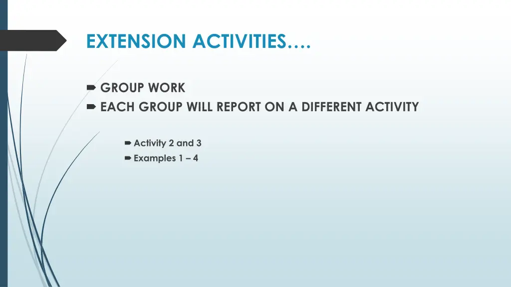 extension activities